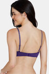 Zivame Glitter Straps Push-Up Wired Medium Coverage T-Shirt Bra - Parachute Purple — thumbnail 3